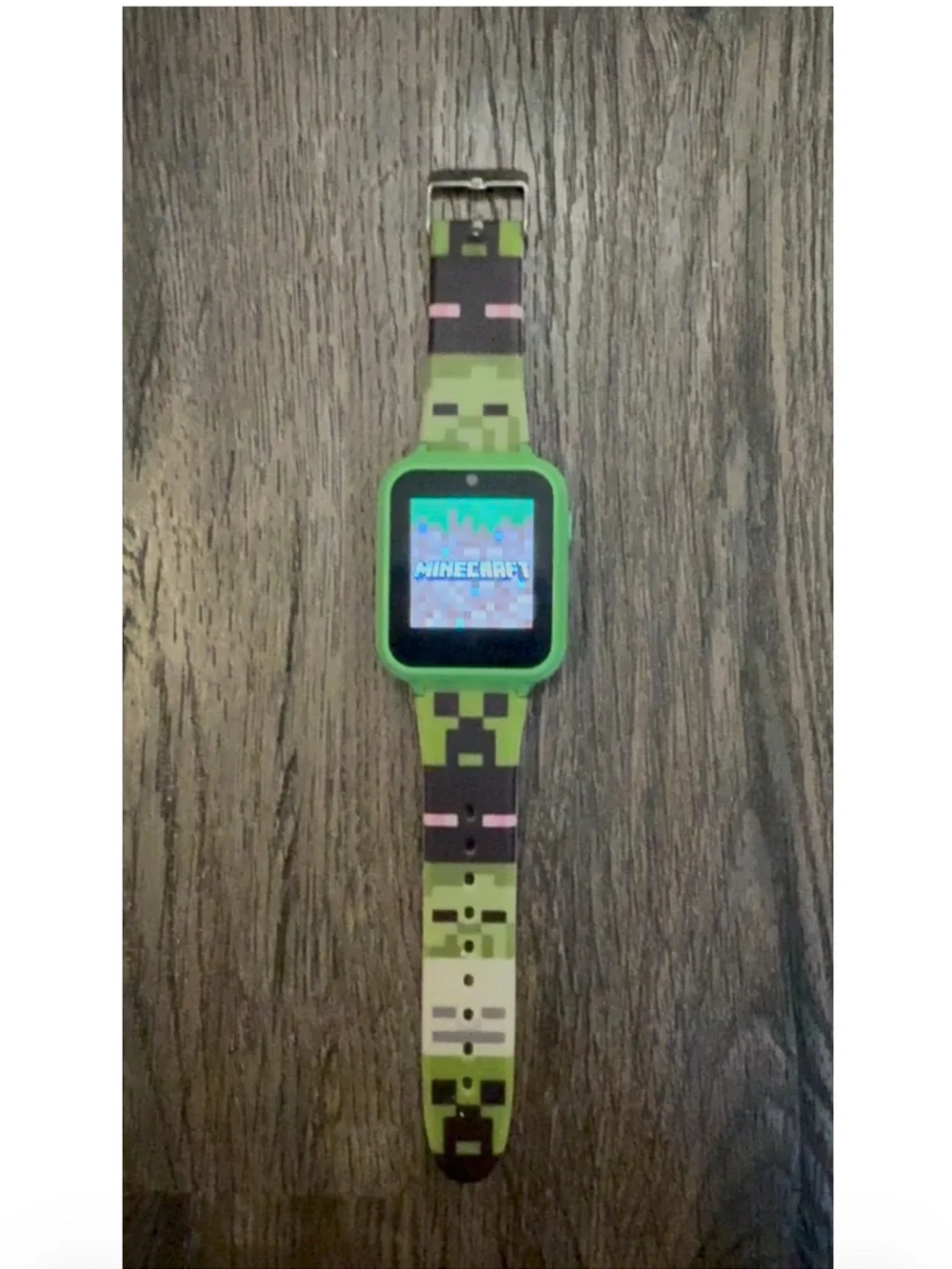 Kids Smart Watch w/ Camera Games Music Alarm Touchscreen Minecraft Camo